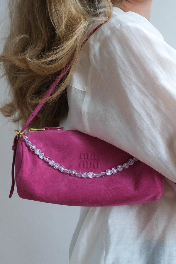 Crystal Haze The Evil Eye Bag Chain - Lavender