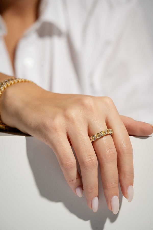 Crystal Haze The Mother Cushion Ring