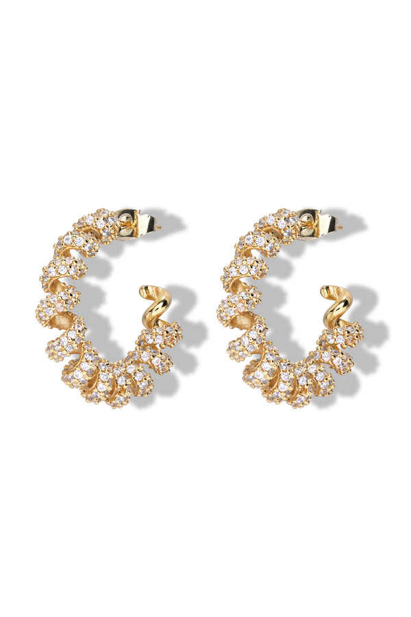 crystal haze Wine Opener Earrings
