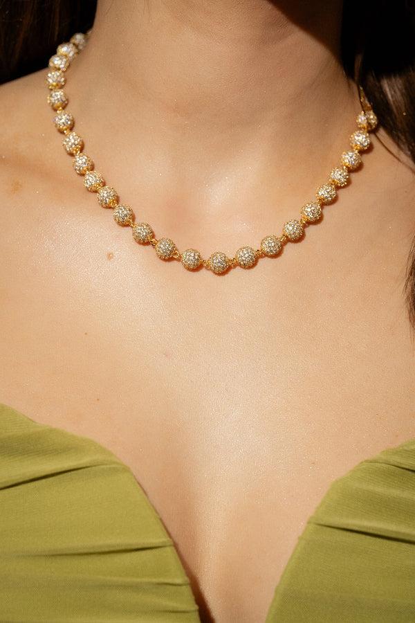 Crystal Haze Wrecking Ball Necklace