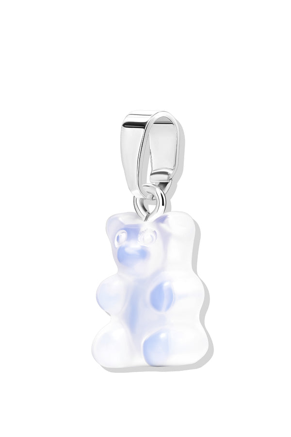 Crystal Haze Crystal Nostalgia Bear - Classic Connector - Silver Plated - Opal
