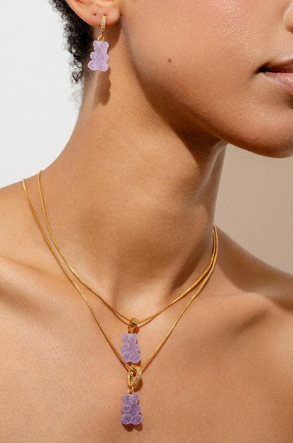 Crystal Haze Fizzy Nostalgia Bear - Classic Connector - Grape