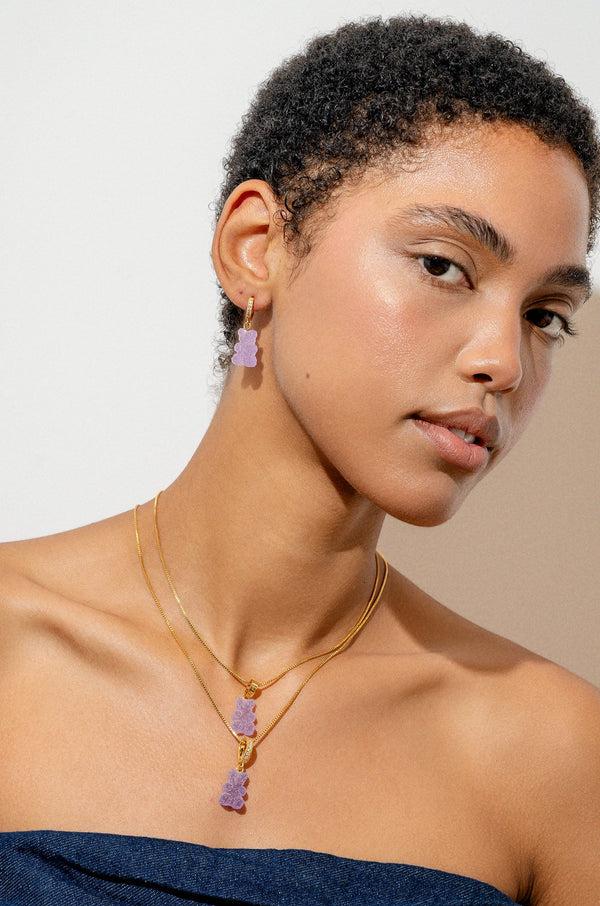 Crystal Haze Fizzy Nostalgia Bear - Classic Connector - Grape