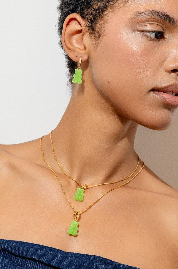 Crystal Haze Fizzy Nostalgia Bear - Classic Connector - Sour Apple