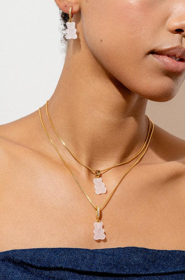 Crystal Haze Fizzy Nostalgia Bear - Classic Connector - Strawberry