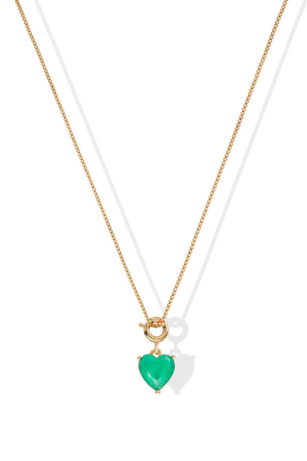 crystal haze Forever Yours Charm Necklace - Clover Crush
