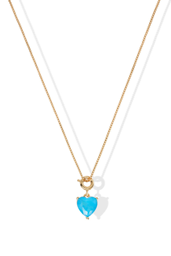 crystal haze Forever Yours Charm Necklace - Something Blue