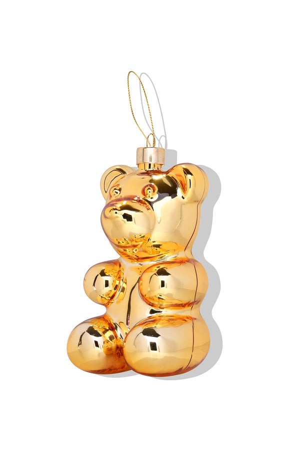 Crystal Haze Nostalgia Bear Christmas Ornament - Shimmering Bear Lights