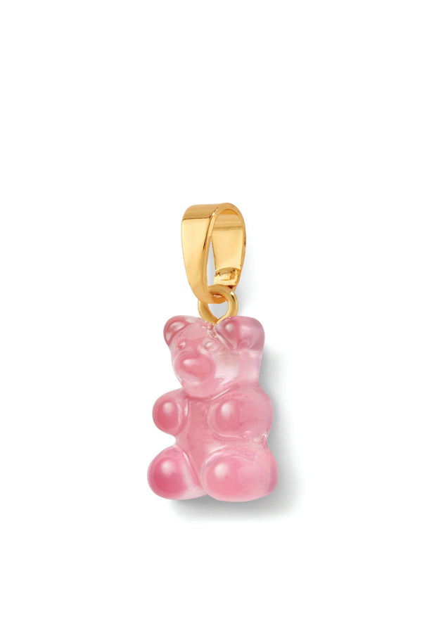 Crystal Haze Nostalgia Bear - Classic Connector - Gold - Bubblegum Pink