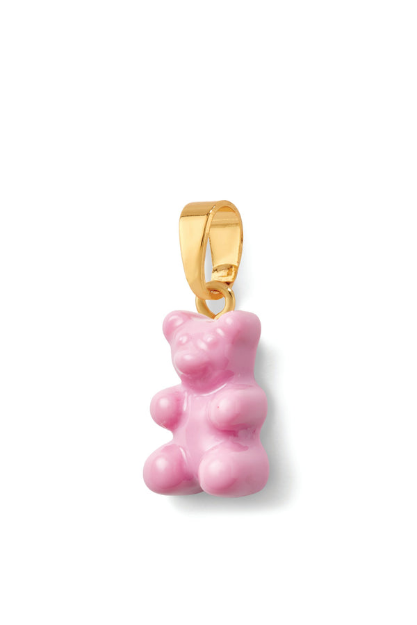 Crystal Haze Nostalgia Bear - Classic Connector - Gold - Candy Pink