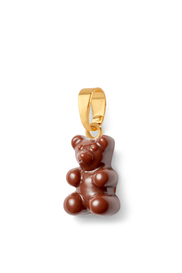crystal haze Nostalgia Bear - Classic Connector - Gold - Chocolate