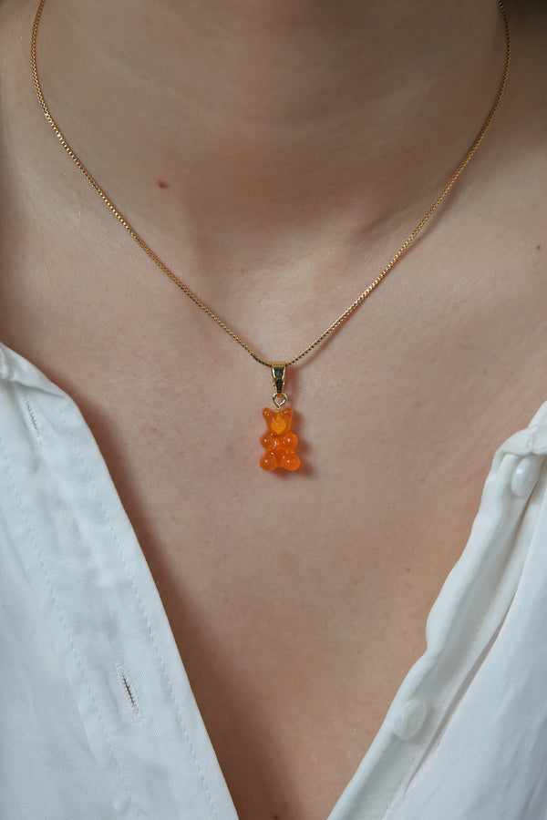 Crystal Haze Nostalgia Bear - Classic Connector - Gold - Fanta