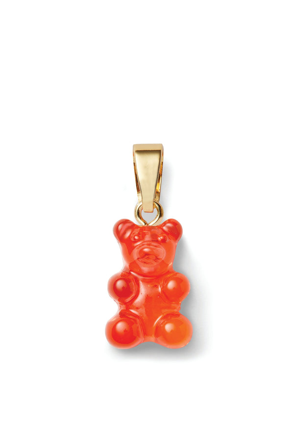crystal haze Nostalgia Bear - Classic Connector - Gold - Jelly Red