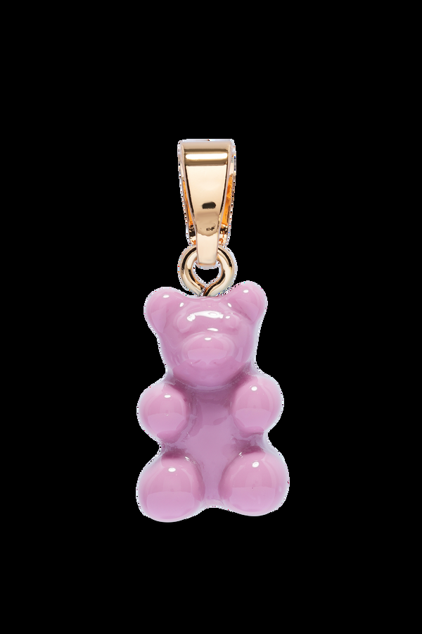 crystal haze Nostalgia Bear - Classic Connector - Gold - Mauve Pink