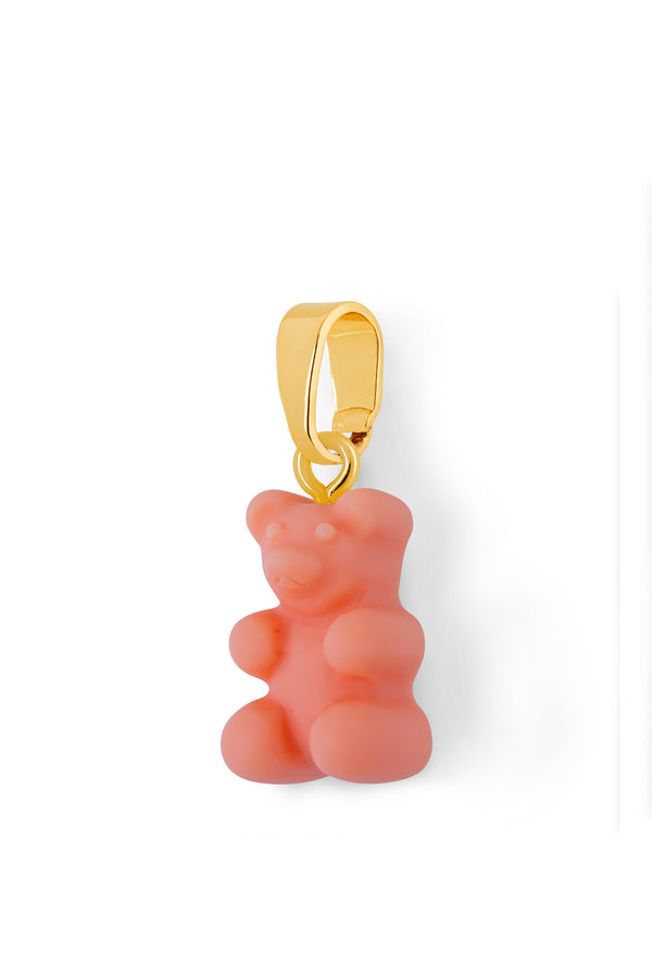 Crystal Haze Nostalgia Bear - Classic Connector - Gold - Peachy