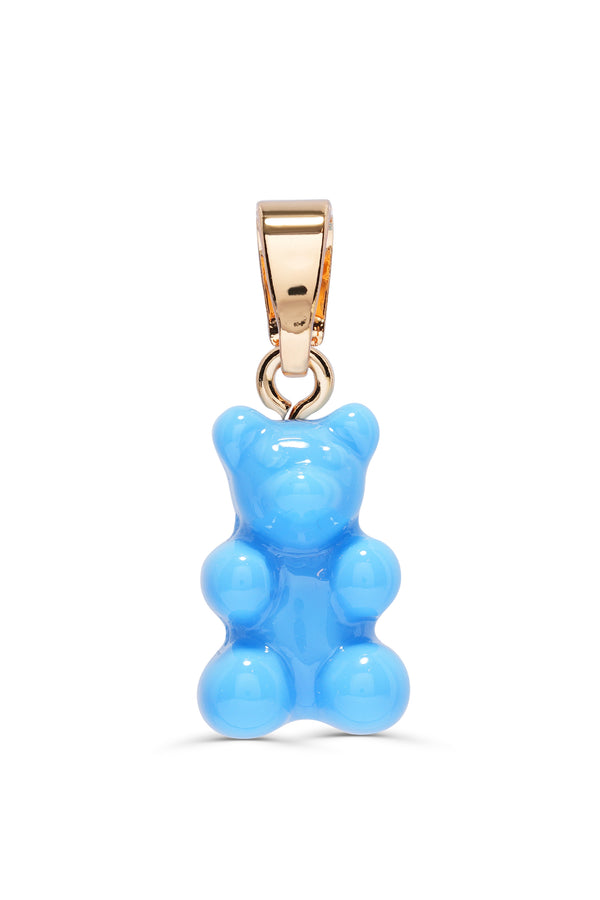 crystal haze Nostalgia Bear - Classic Connector - Gold Plated - Sky Blue