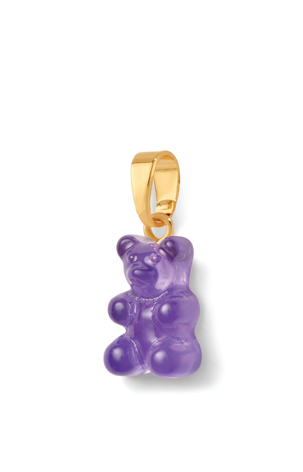 Crystal Haze Nostalgia Bear - Classic Connector - Gold - Plum