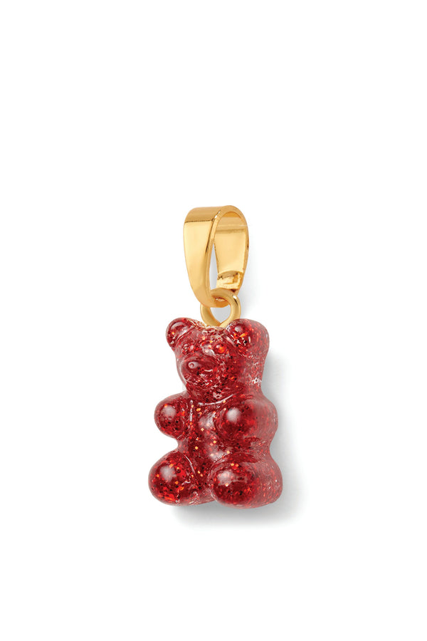 Crystal Haze Nostalgia Bear - Classic Connector - Gold - Red Velvet