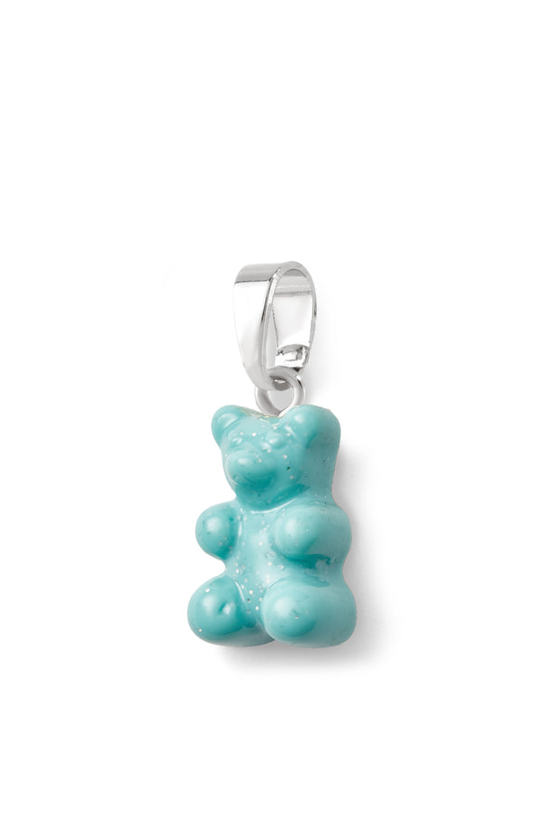 Crystal Haze Nostalgia Bear - Classic Connector - Silver Plated - Baby Shark