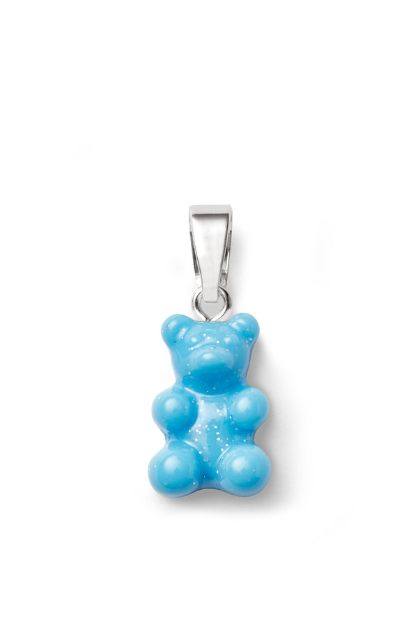crystal haze Nostalgia bear - Classic Connector - Silver Plated - Lagoon