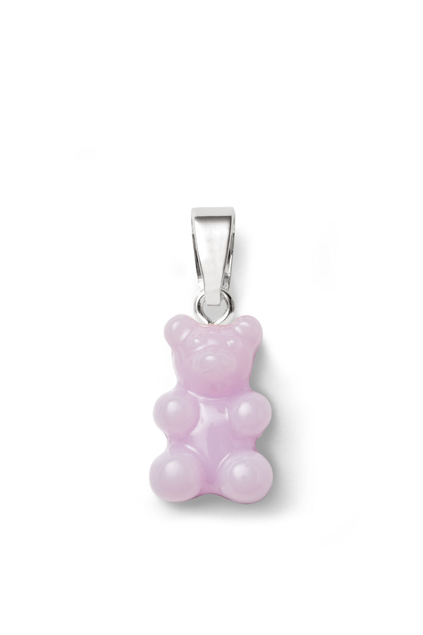 crystal haze Nostalgia Bear - Classic Connector - Silver Plated - Lavender
