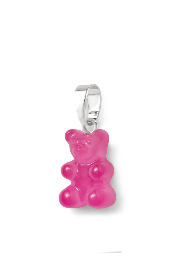 crystal haze Nostalgia bear - Classic connector - Silver plated - Lollipop