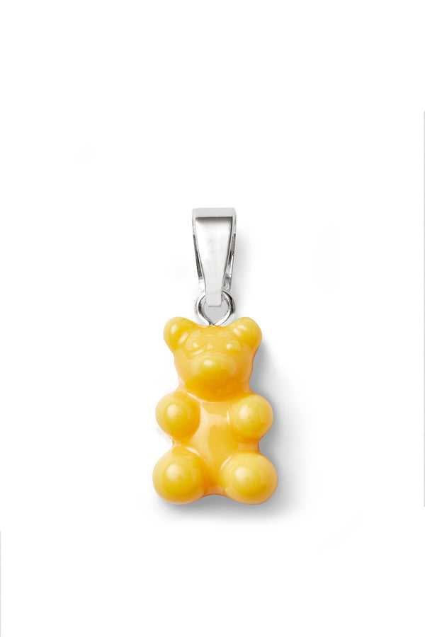 Crystal Haze Nostalgia Bear - Classic Connector - Silver Plated - NYC Taxi Yellow