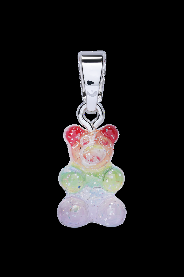 crystal haze Nostalgia Bear - Classic Connector - Silver Plated - Rainbow crystal haze Nostalgia Bear - Classic Connector - Silver Plated - Rainbow