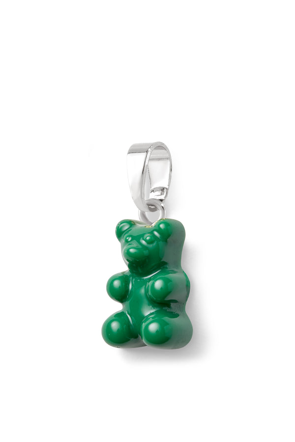 Crystal Haze Nostalgia Bear - Classic Connector - Silver Plated - Vegan