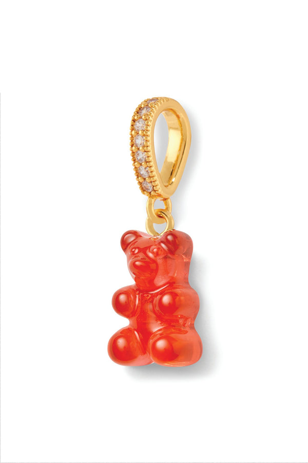 crystal haze Nostalgia bear - Jelly Red - Pave connector