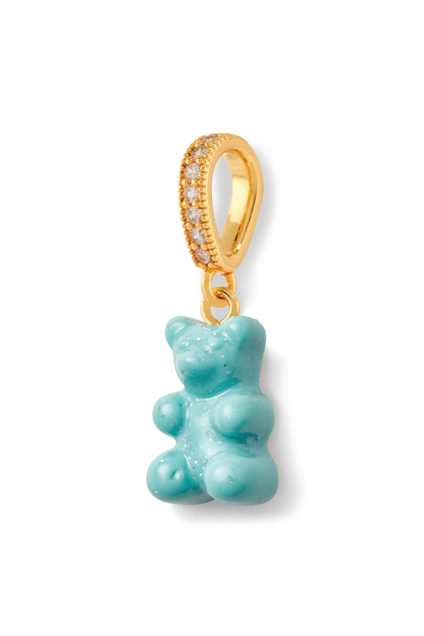 Crystal Haze Nostalgia Bear - Pave Connector - Gold Plated - Baby Shark