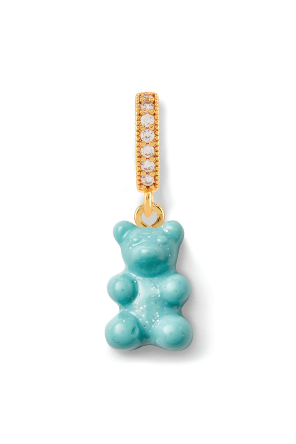 crystal haze Nostalgia Bear - Pave Connector - Gold Plated - Baby Shark
