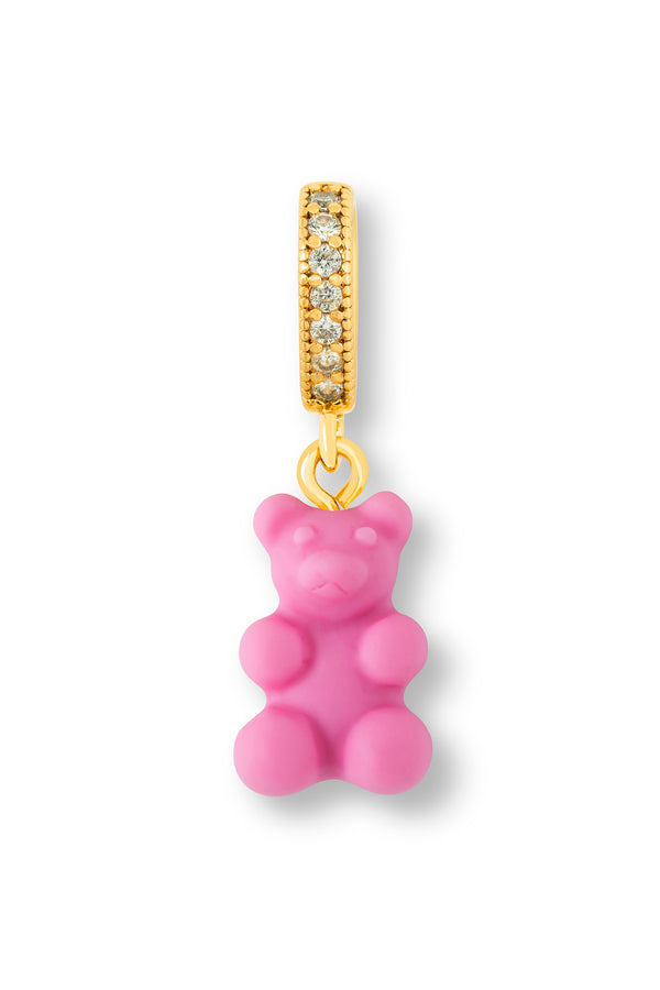crystal haze Nostalgia Bear - Pave Connector - Gold Plated - Elle Woods