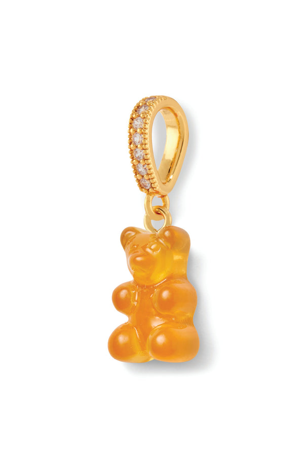 Crystal Haze Nostalgia Bear - Pave Connector - Gold Plated - Fanta