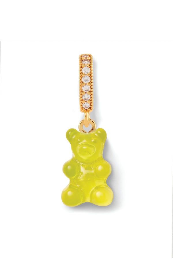 crystal haze Nostalgia Bear - Pave connector - Gold Plated - Minion