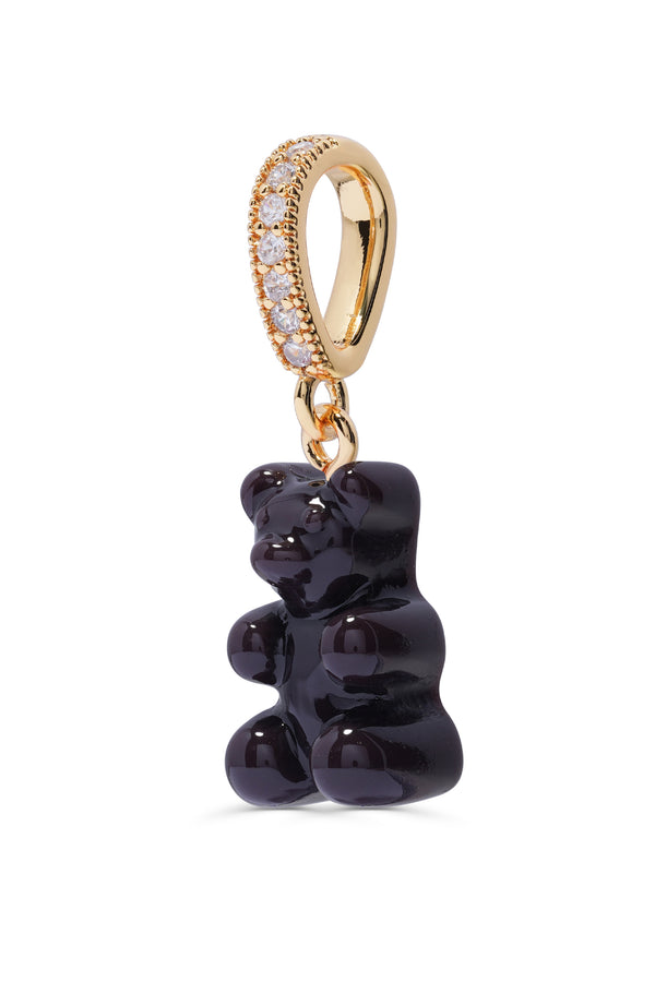 Crystal Haze Nostalgia Bear - Pave Connector - Licorice