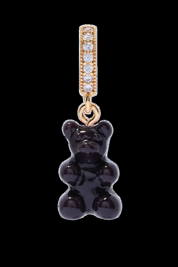 crystal haze Nostalgia Bear - Pave connector - Licorice
