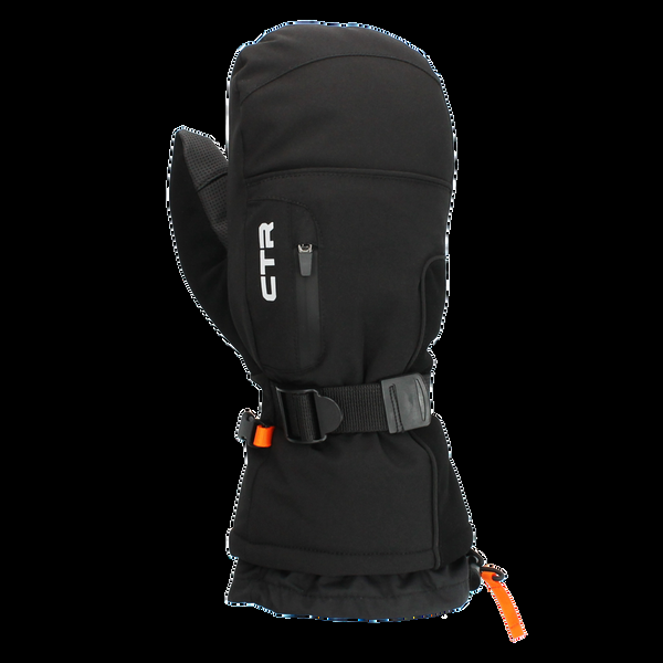 Ctr -CTR Max Ski Mitten With Waterproof Zipper And Heat Pack