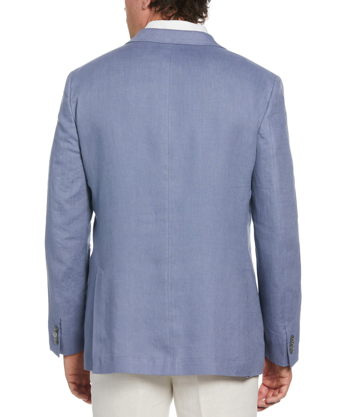 Cubavera 100% Linen Single-Breasted Sport Coat Dusk Blue
