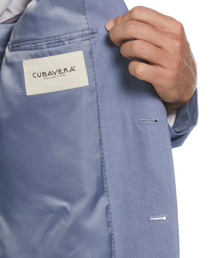 Cubavera 100% Linen Single-Breasted Sport Coat Dusk Blue