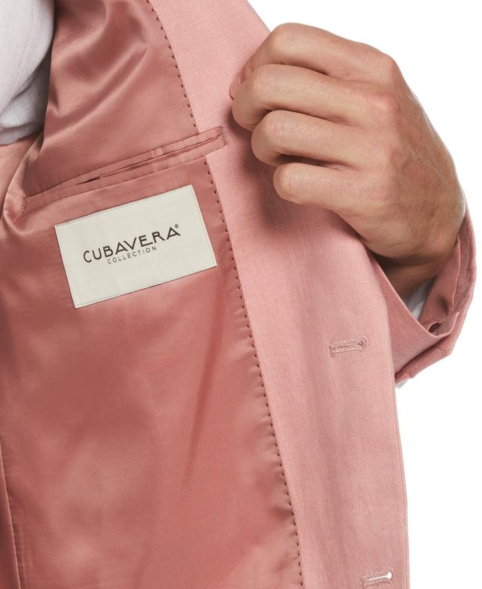 Cubavera 100% Linen Single-Breasted Sport Coat Quartz Pink