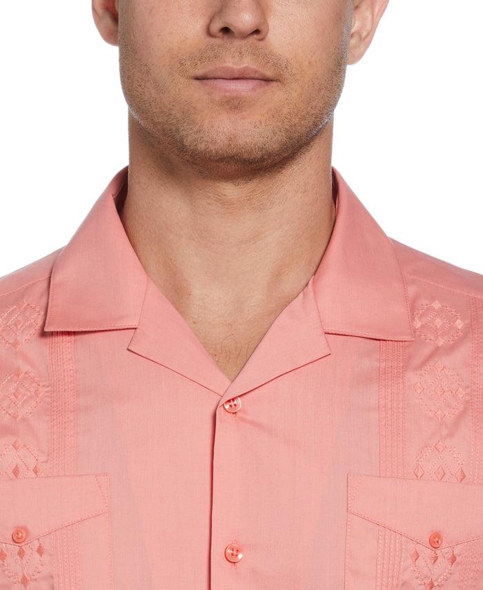 Cubavera Authentic Embroidered Guayabera Shirt Lantana