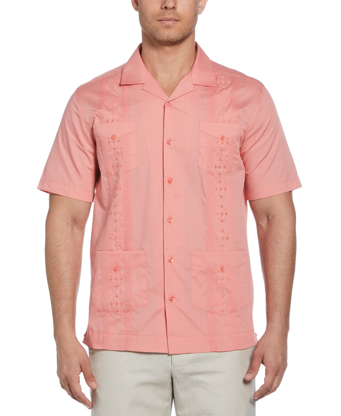 cubavera Authentic Embroidered Guayabera Shirt Lantana