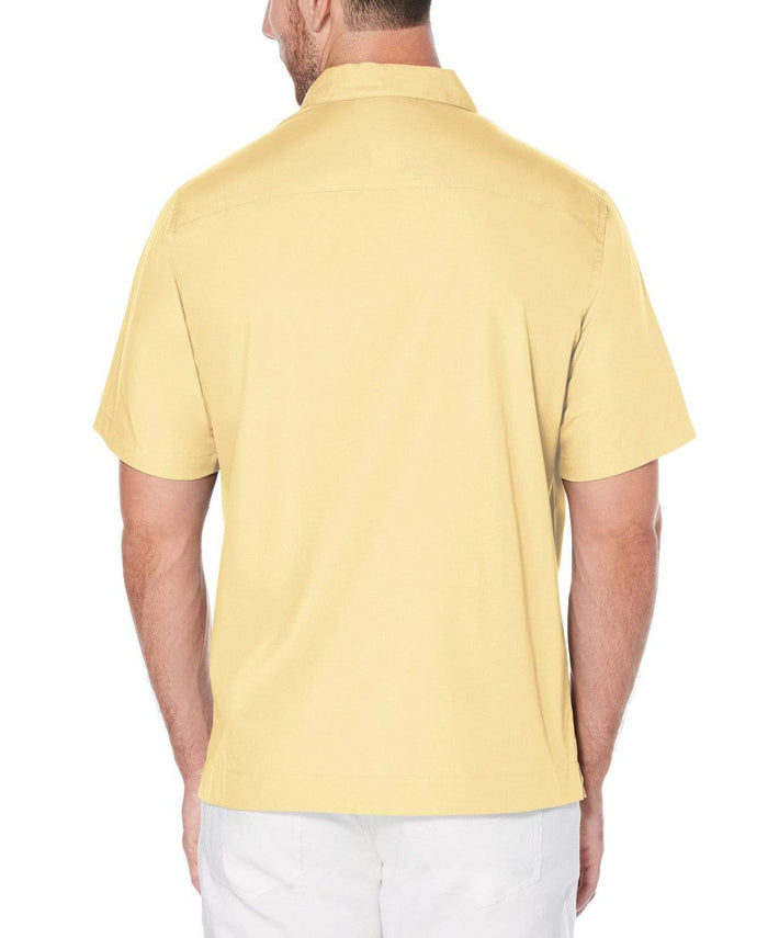 Cubavera Authentic Embroidered Guayabera Shirt Sunlight