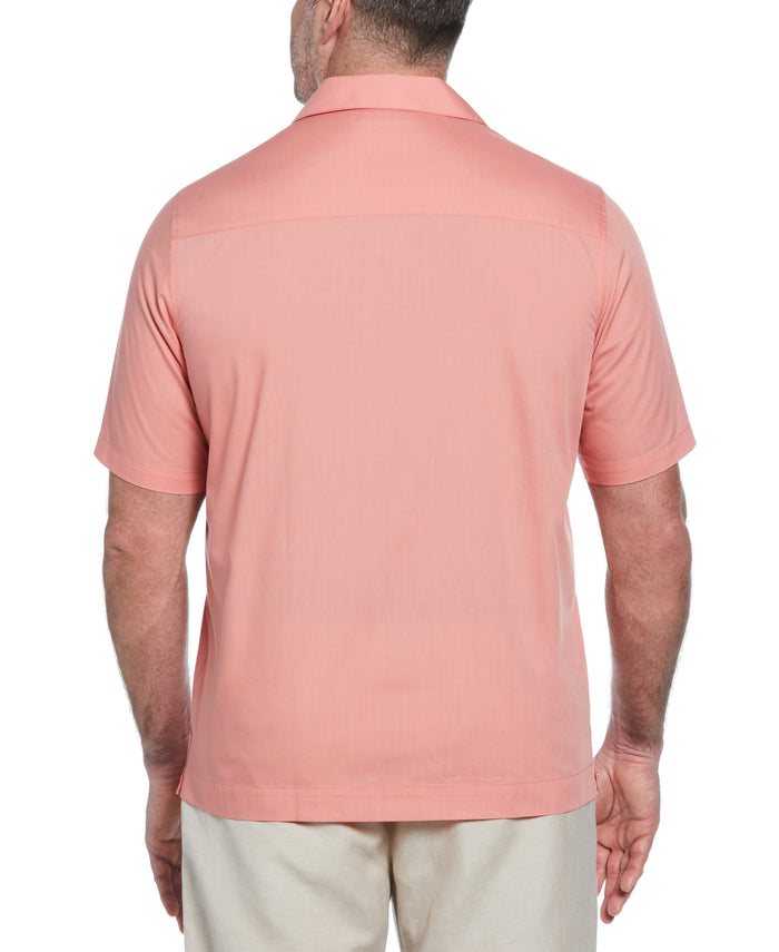 Cubavera Big & Tall Authentic Embroidered Guayabera Shirt Lantana