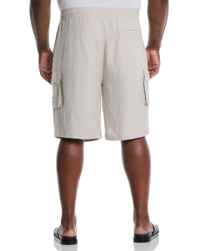 Cubavera Big & Tall D-String Cargo Short Island Fossil
