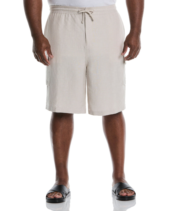 cubavera Big & Tall D-String Cargo Short Island Fossil