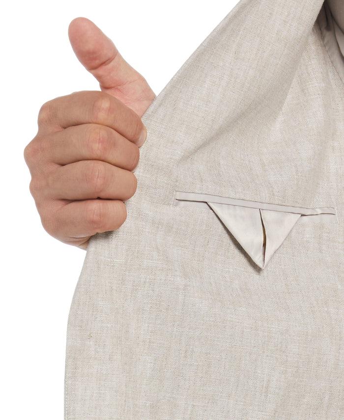 Cubavera Big & Tall Delave Linen Sport Coat Natural Linen