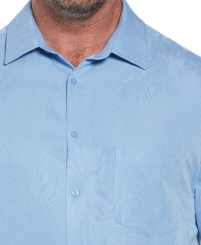 Cubavera Big & Tall Two-Tone One Pocket Floral Print Shirt Allure