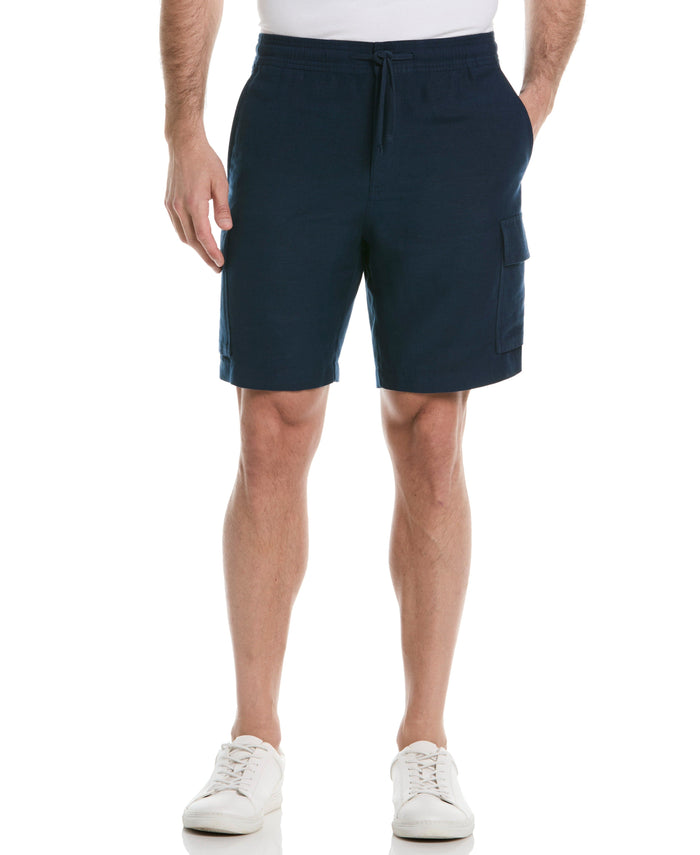 cubavera 8" D-String Cargo Short Dress Blues